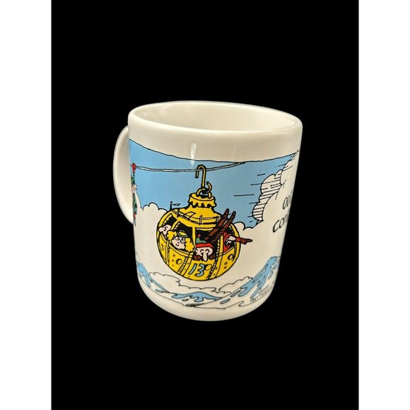 Snow Skiing Out of Control Coffee Tea Mug GARY PATTERSON Japan Thought Factory - Picture 3 of 6